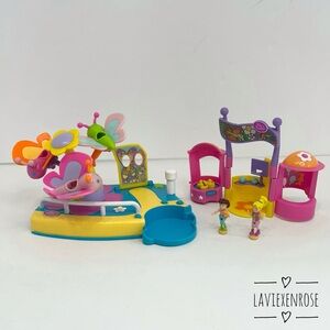 2002 Polly Pocket Polly World Butterfly Ride Playset